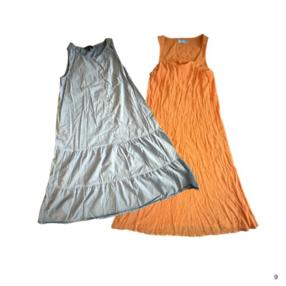 Hatch Dresses & Skirts - BUNDLE: GW HATCH Blue Midi Dress + EVERLANE Orange Midi Dress, Size M (BB1803B)